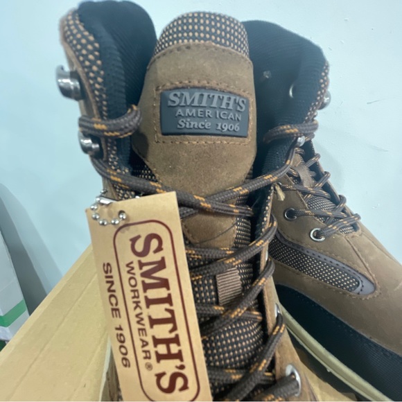Smith's Men's Premium Water-Resistant Hiking Boots - Brown - Size US 11 - Picture 5 of 7